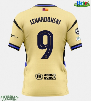 Barcelona Robert Lewandowski #9 Bortatröja 2025-26 Kortärmad